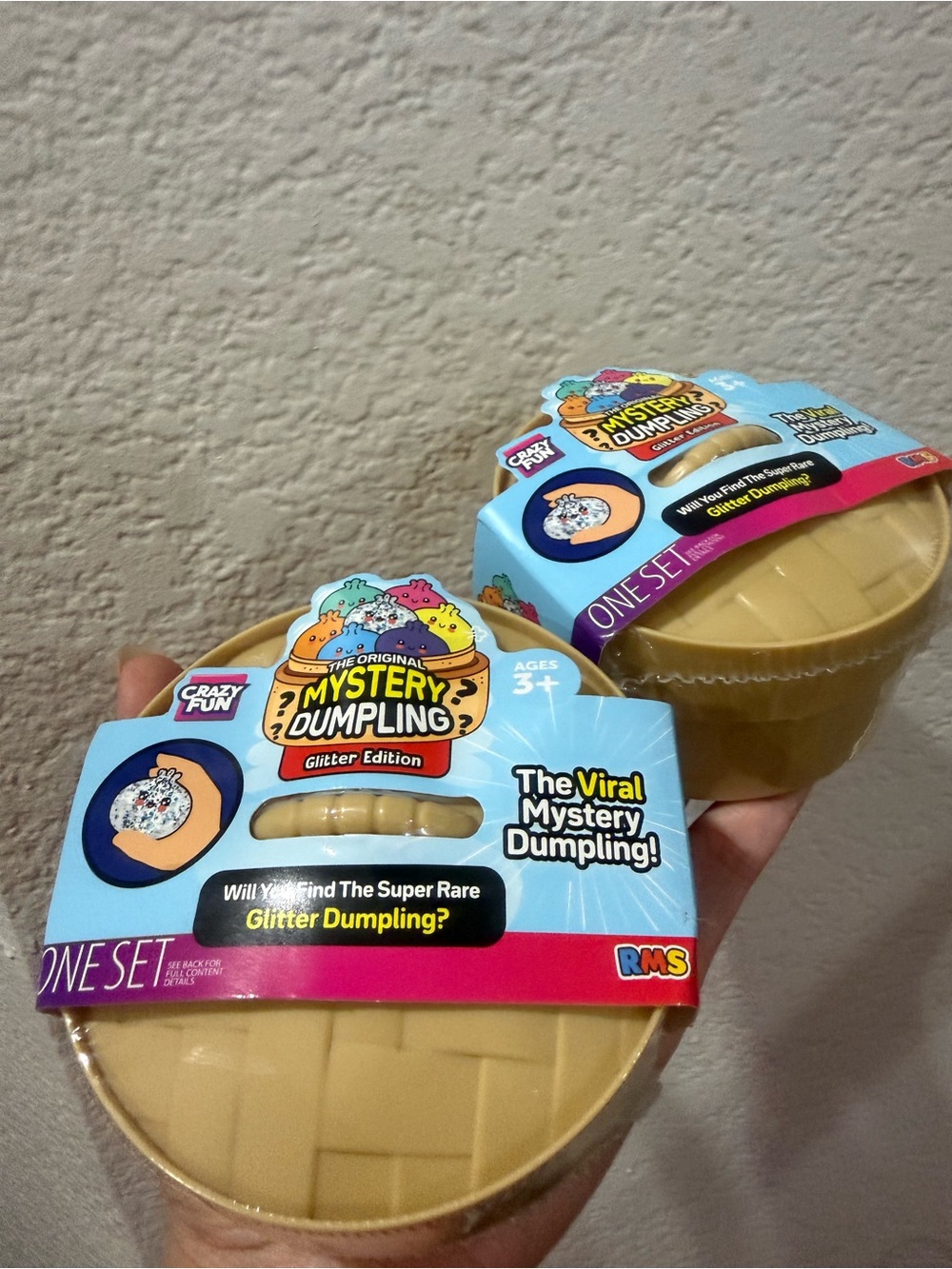 Bundle of 2 Original Mystery Dumpling. Glitter Edition. New